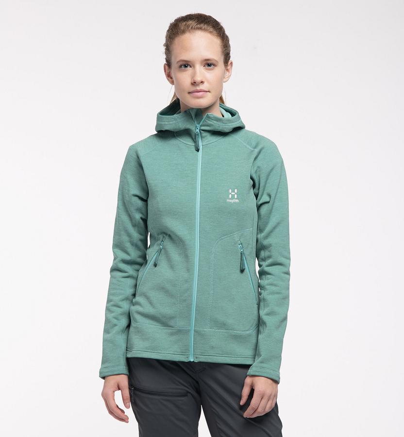Haglöfs Womens Heron Fleece Green New Zealand 06598POMA